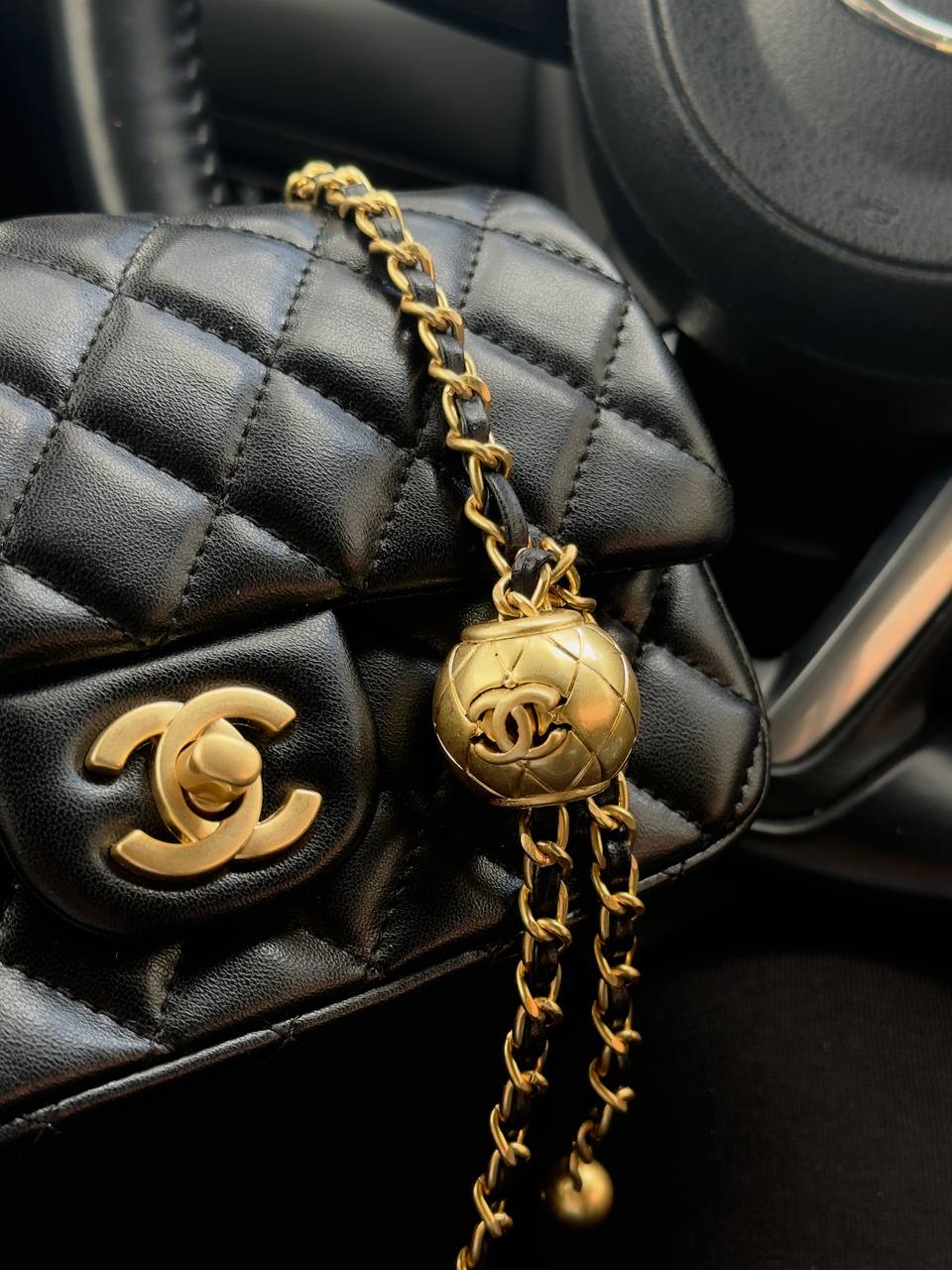 Chanel Classic 1.55 Small Single Flap in Black - 8