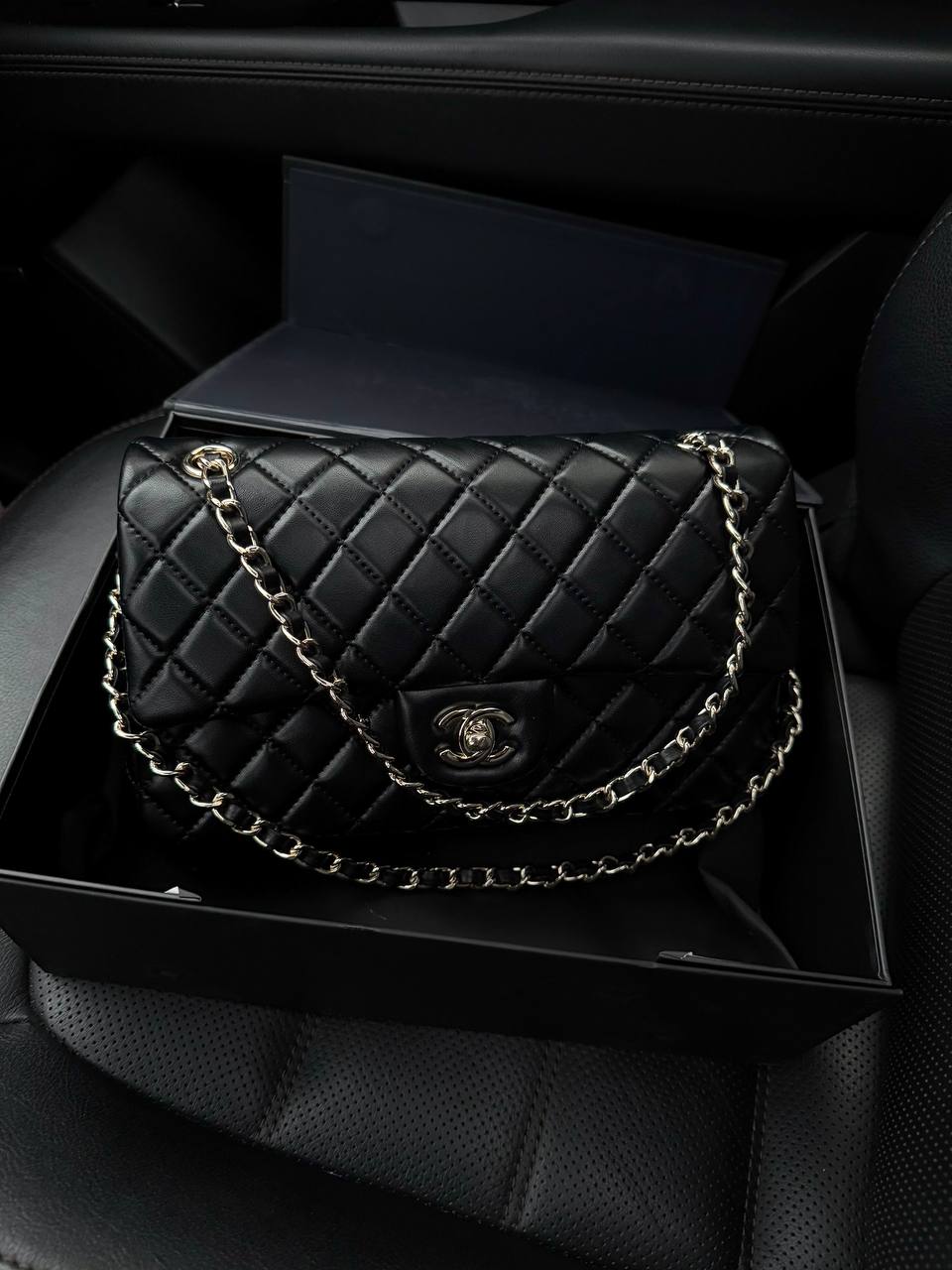 Chanel Classic 2.55 Medium Double Flap in Black - 2