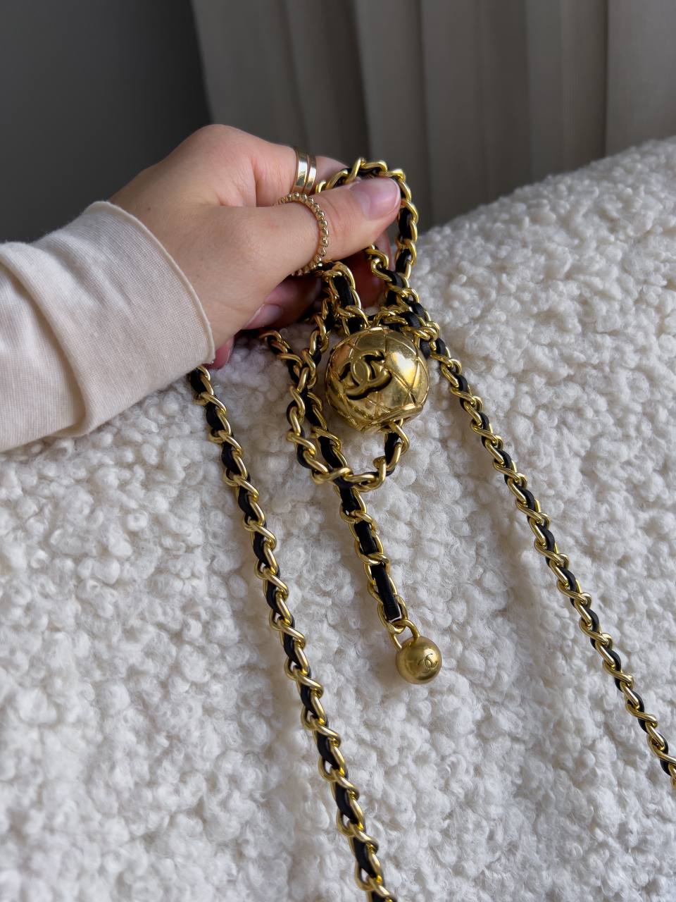 Chanel Classic Black Lambskin Pearl Crush Vanity - 26