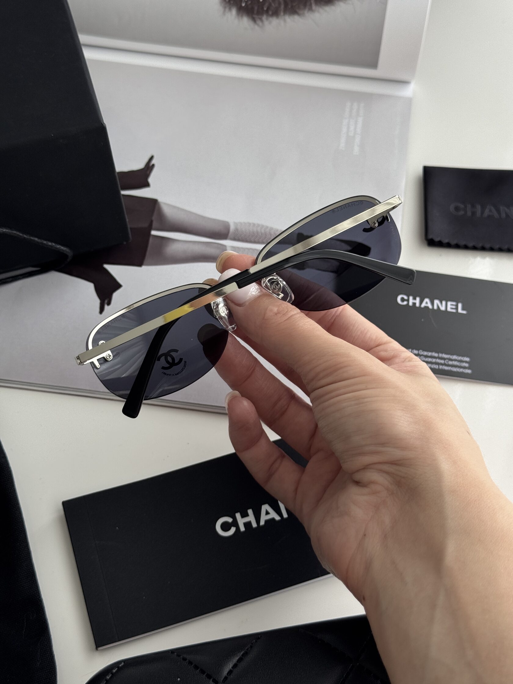 Chanel Dark Blue/Silver CH4099 C02 - 7