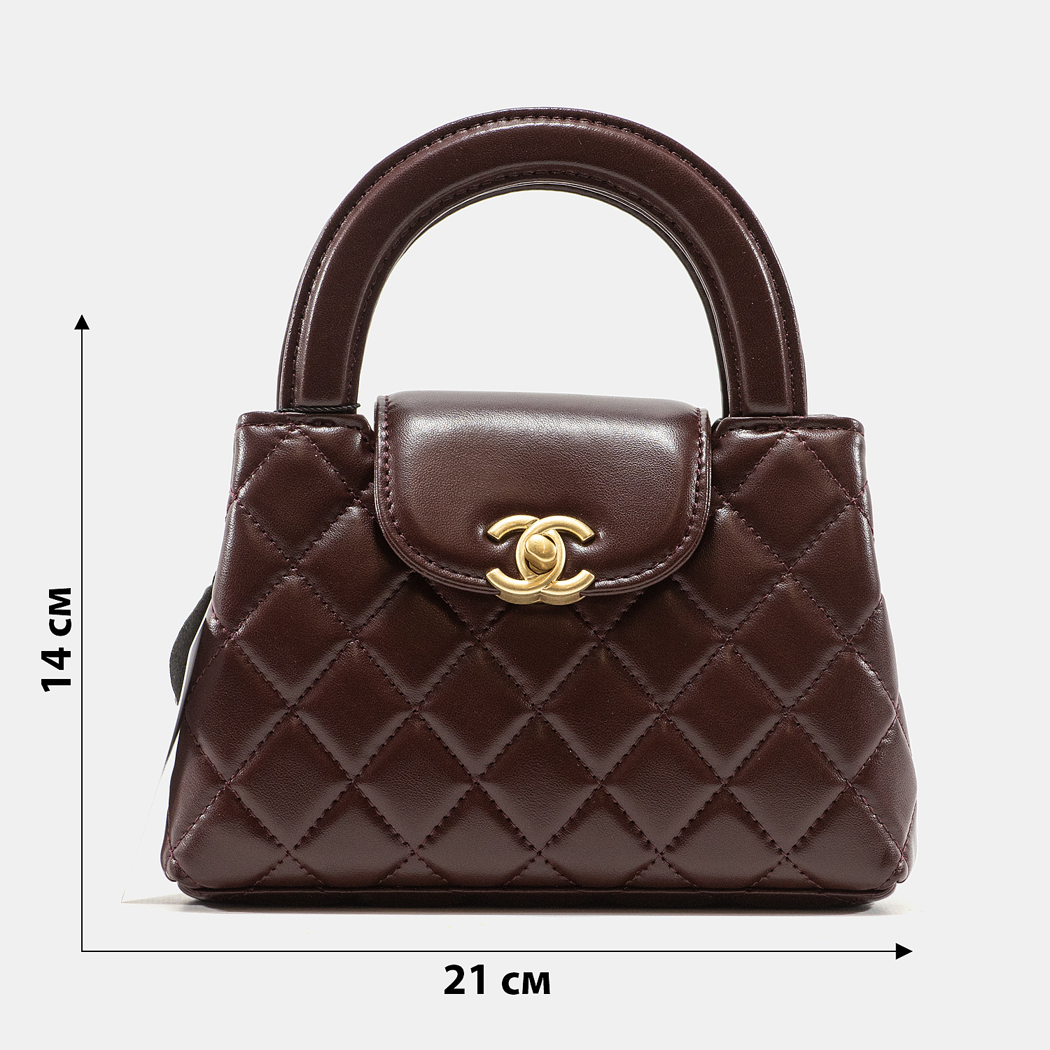 Chanel Kelly Bag Shiny Aged Calfskin Brown &amp; Gold Hardware - 3