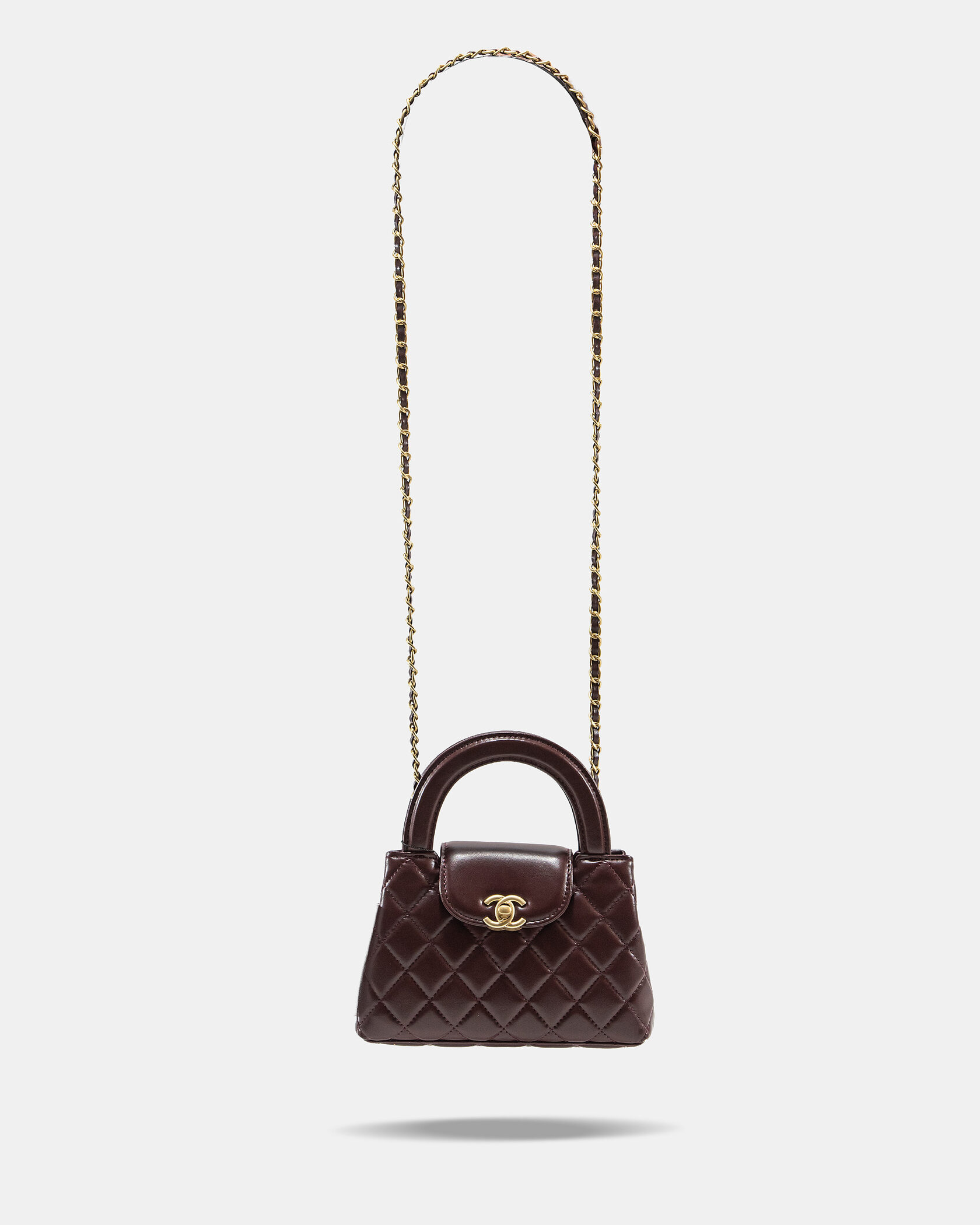 Chanel Kelly Bag Shiny Aged Calfskin Brown &amp; Gold Hardware - 4