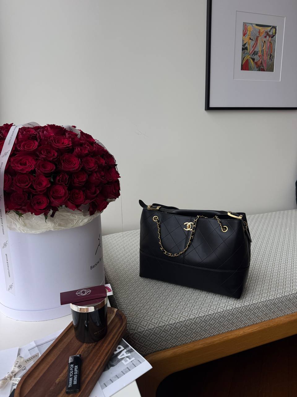 Chanel Shopping Bag 33 Black/Gold