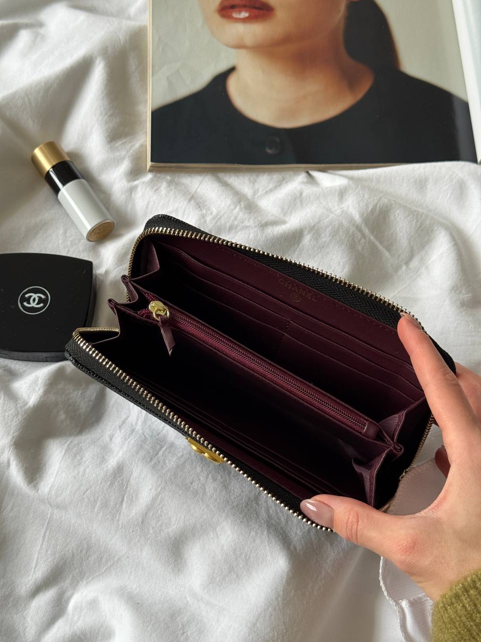 Chanel Wallet Boy Black/Gold - 7