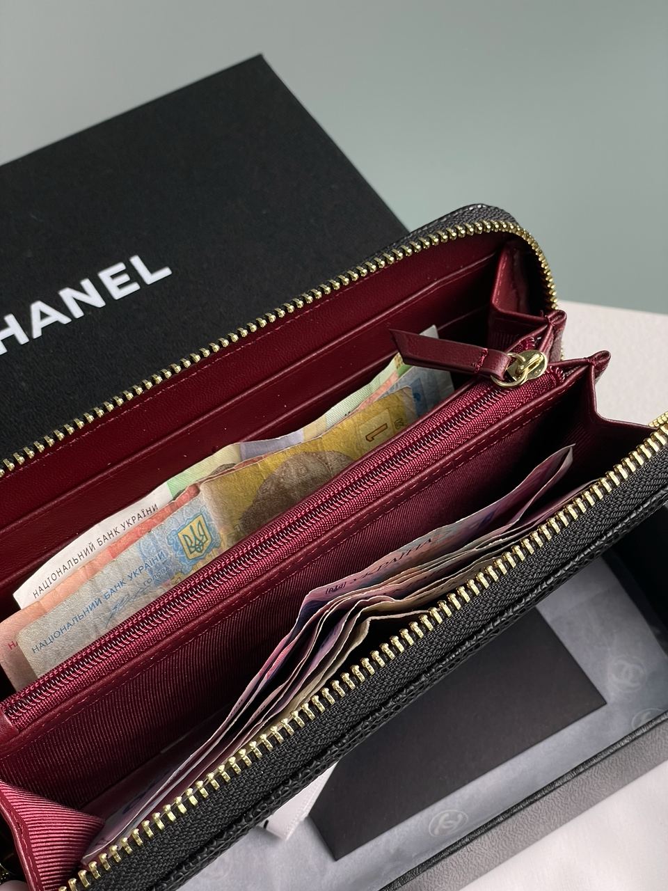 Chanel Wallet Boy Black/Gold - 15
