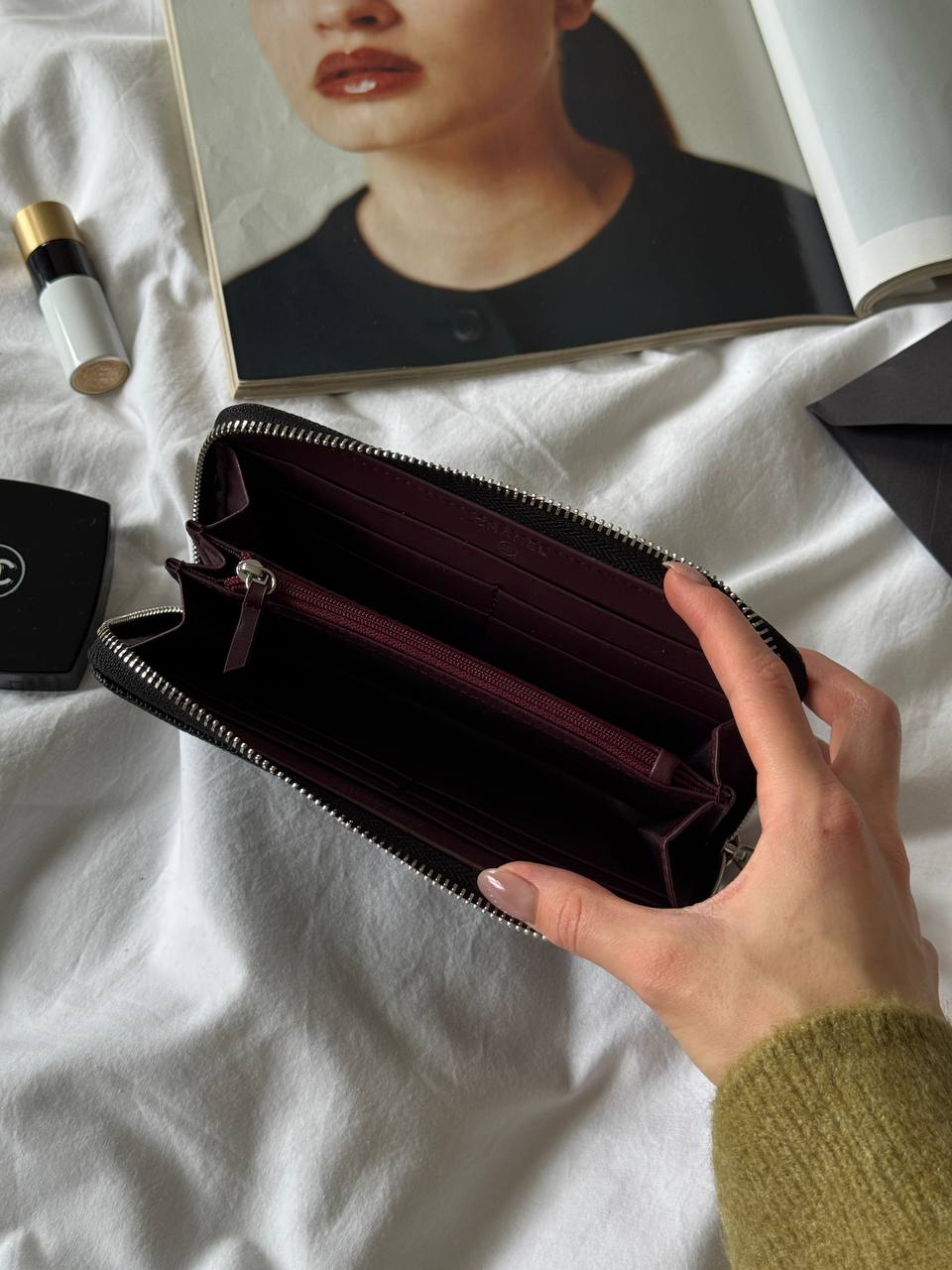 Chanel Wallet Boy Black/Silver - 10