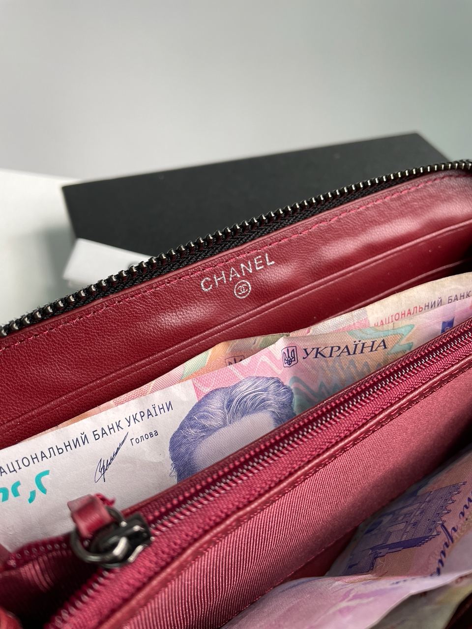 Chanel Wallet Boy Black/Silver - 10