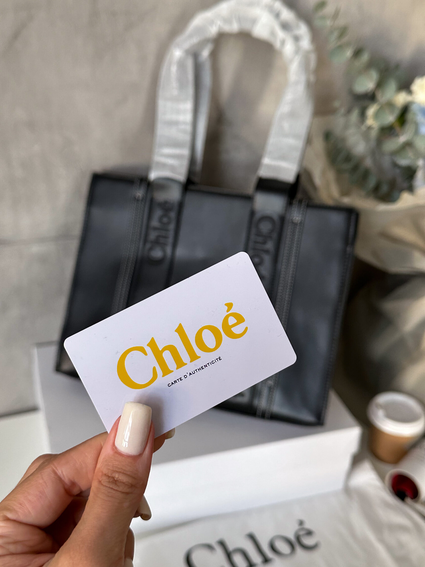 Chloe Shopper Woody Tote Bag - 9