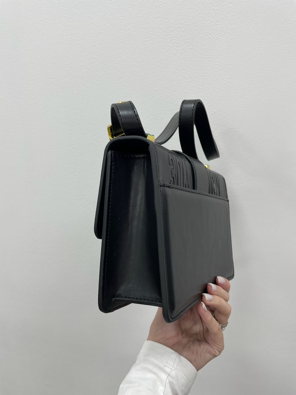 Christian Dior 30 Montaigne Bag Black Box Calfskin - 13