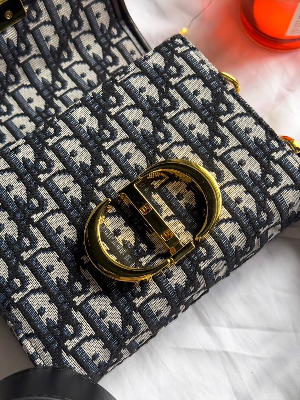 Christian Dior 30 Montaigne Bag Black/Gray - 13