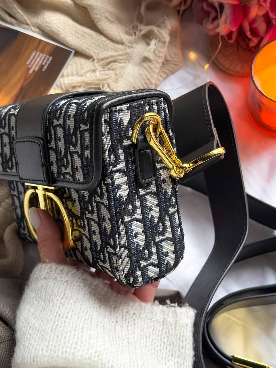 Christian Dior 30 Montaigne Bag Black/Gray - 9