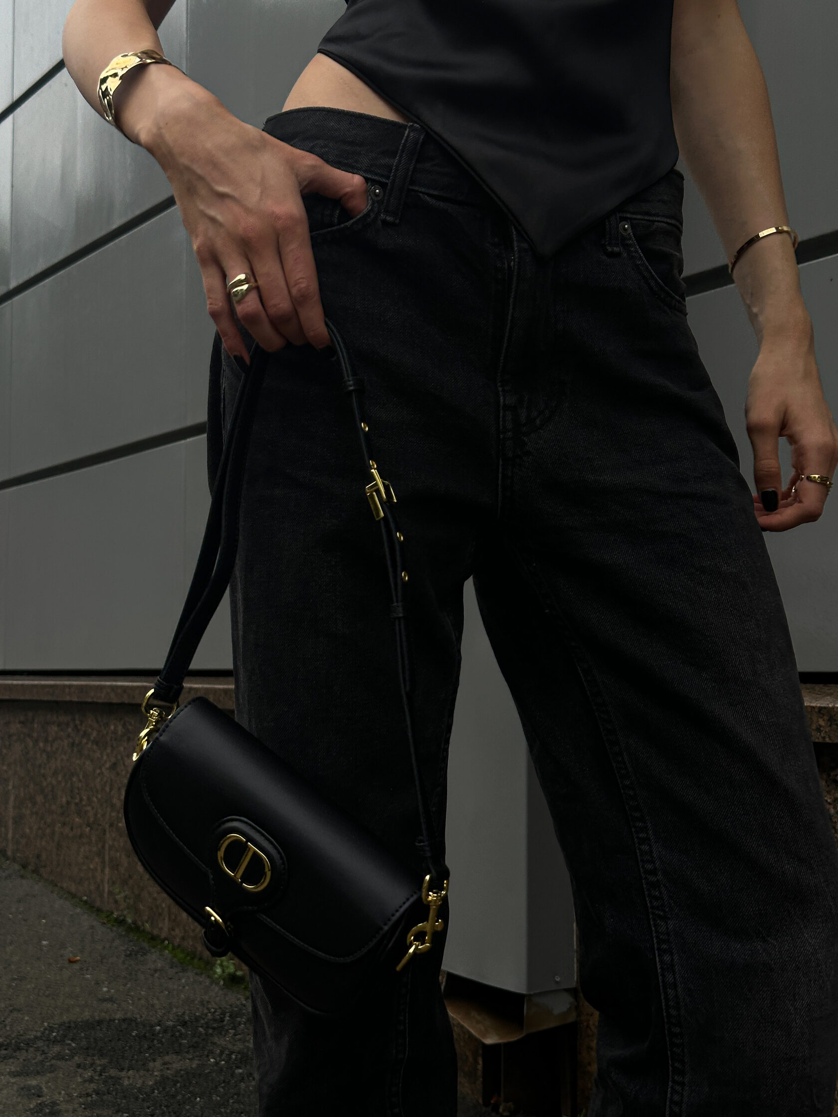 Christian Dior Bobby East-West Bag Black Box Calfskin - 3