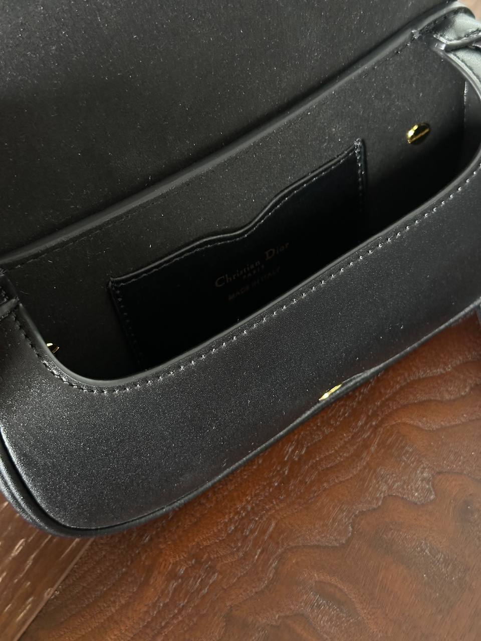 Christian Dior Bobby East-West Bag Black Box Calfskin - 5