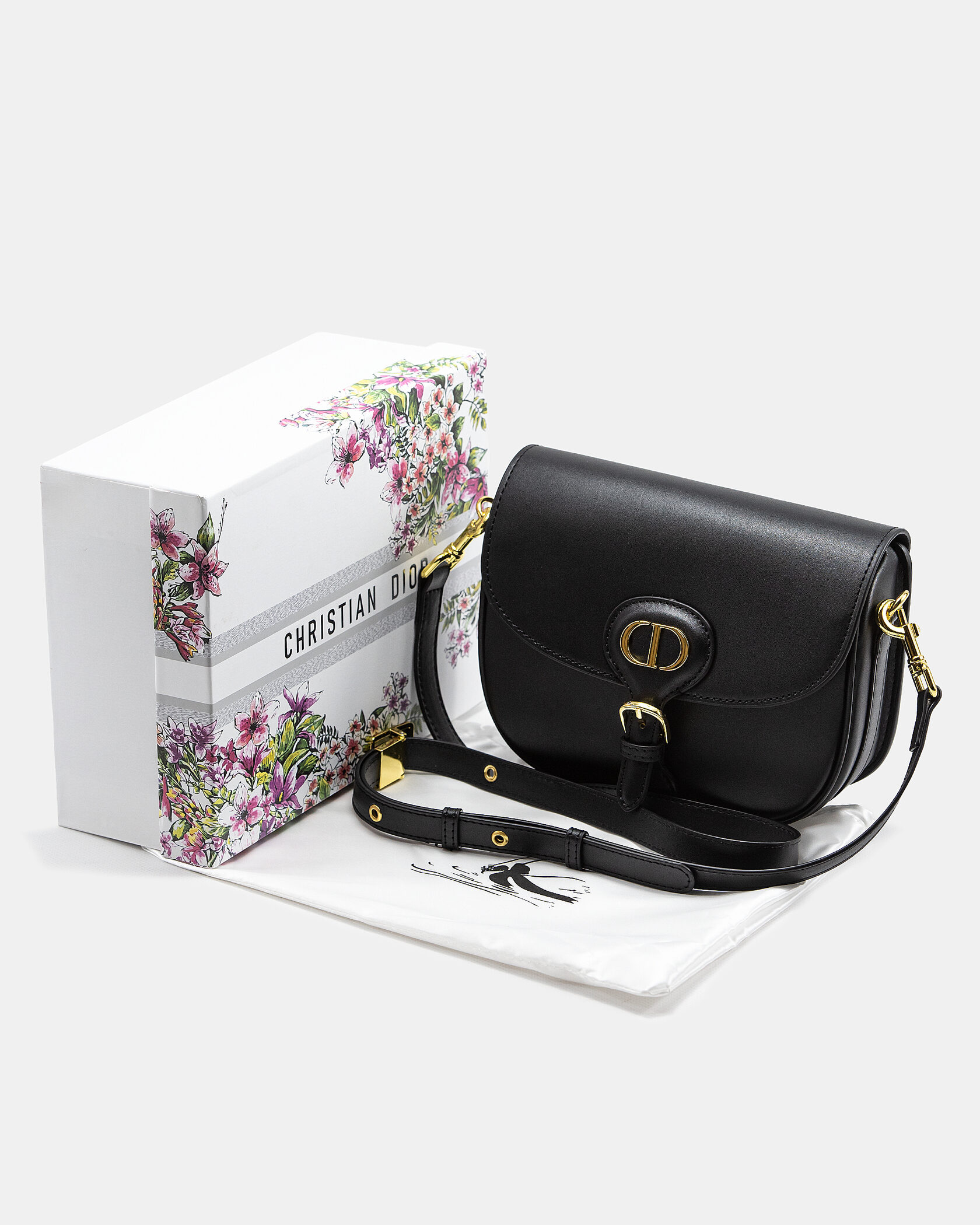 Christian Dior Bobby Small Bag In Black - 2