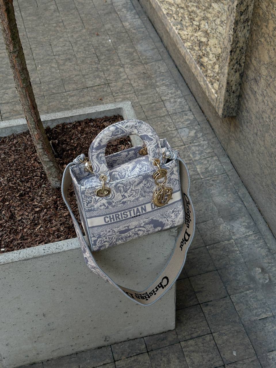 Christian Dior Lady D-Lite Medium Grey - 3