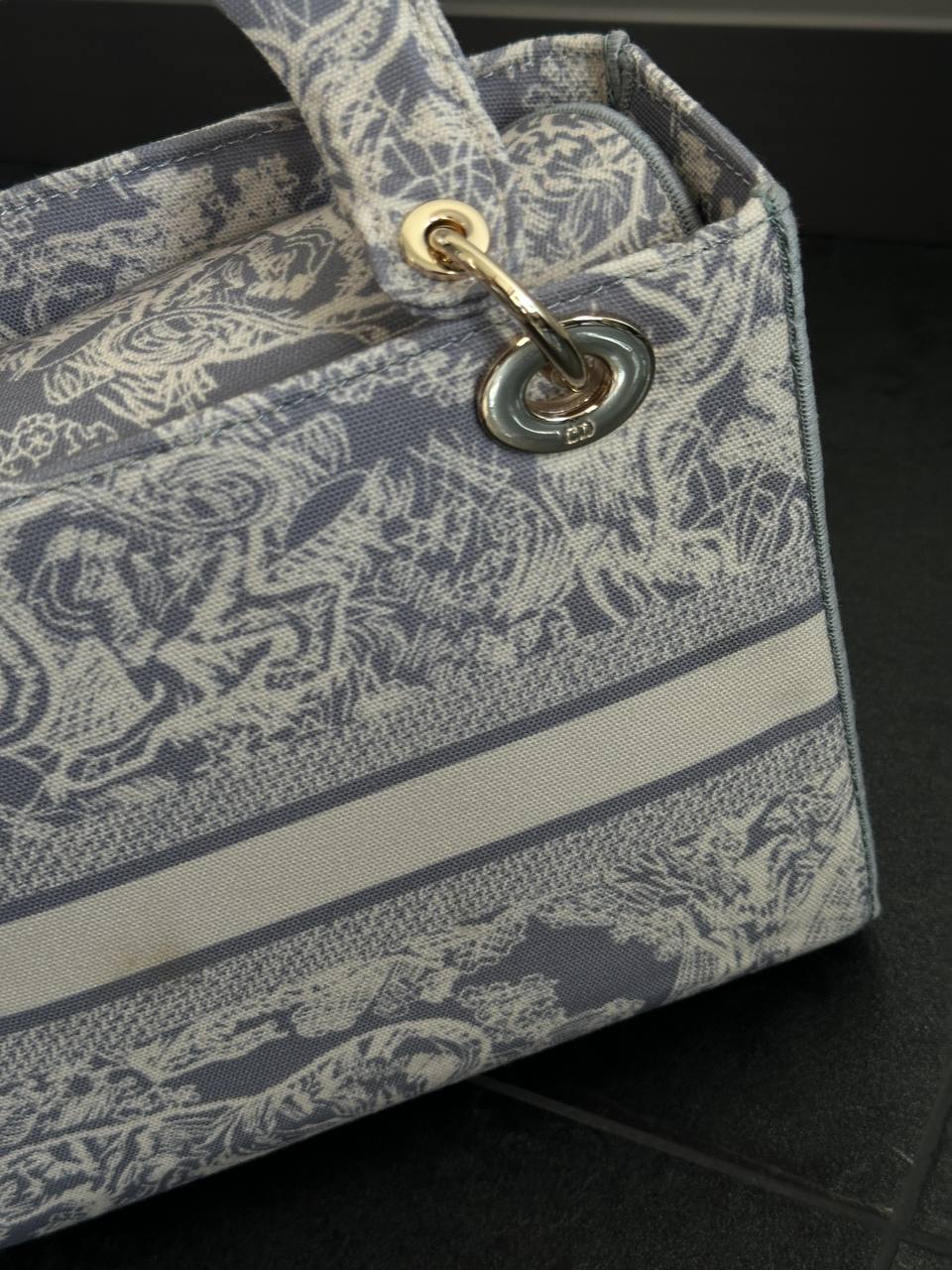 Christian Dior Lady D-Lite Medium Grey - 7