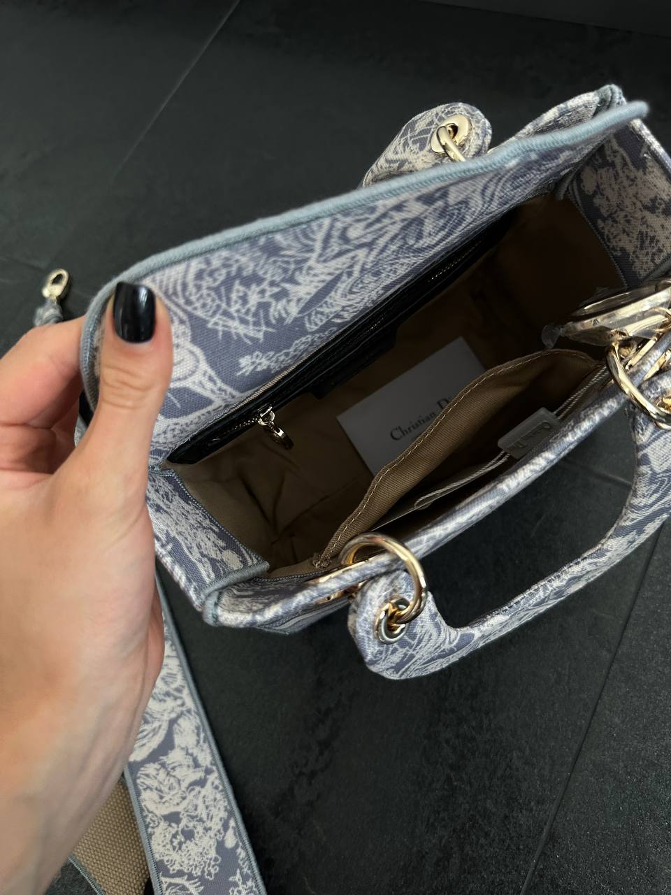 Christian Dior Lady D-Lite Medium Grey - 8