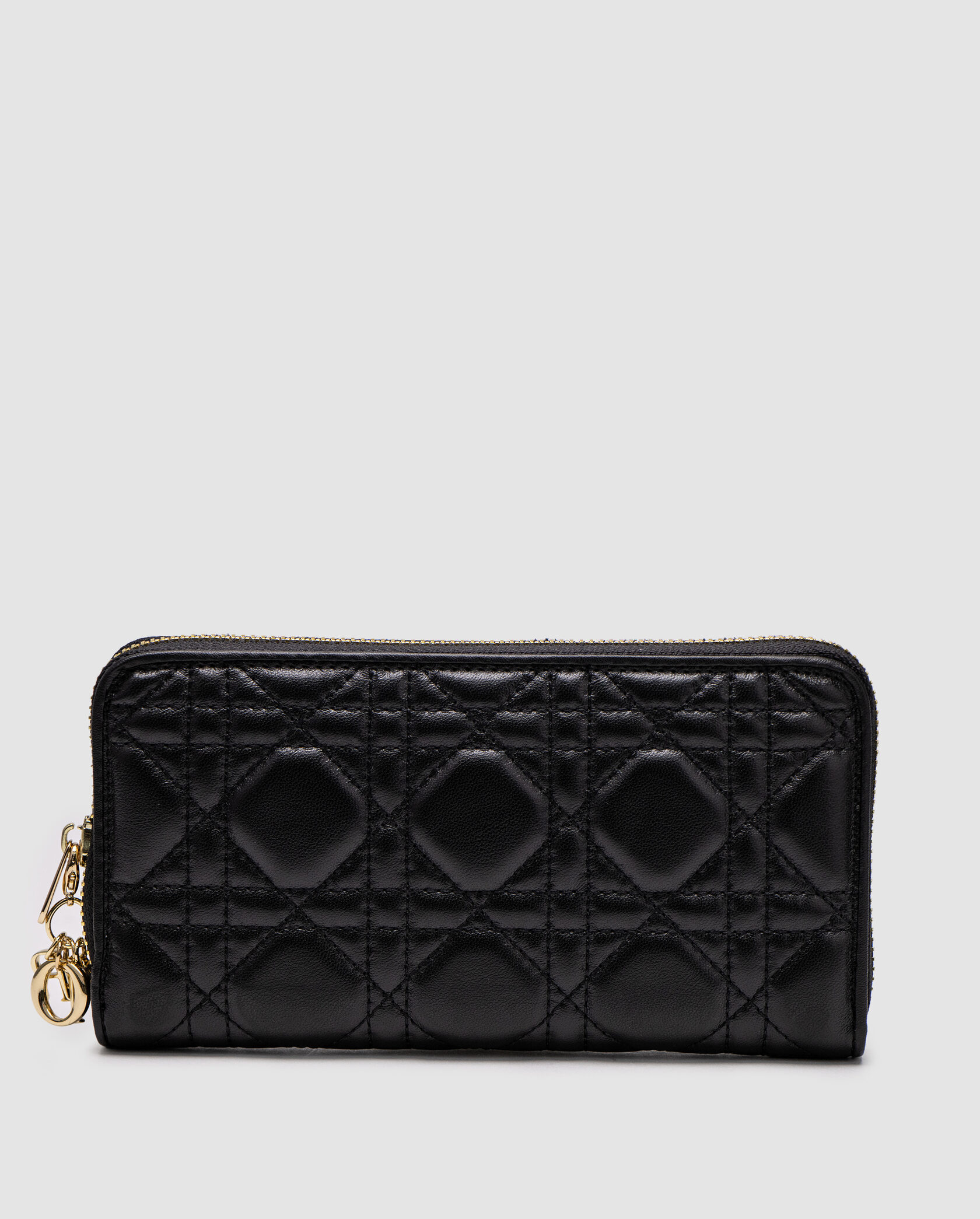 Christian Dior Lady Dior Voyageur Wallet Black - 3