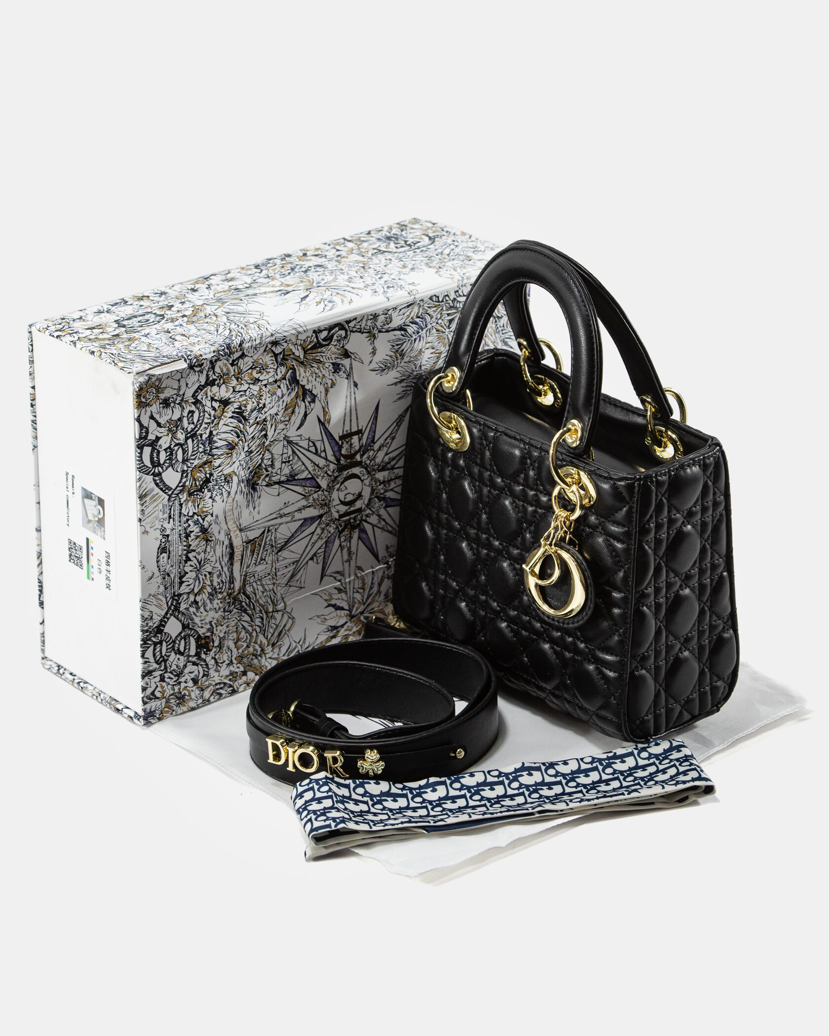 Christian Dior Lady Mini Black/Gold - 2