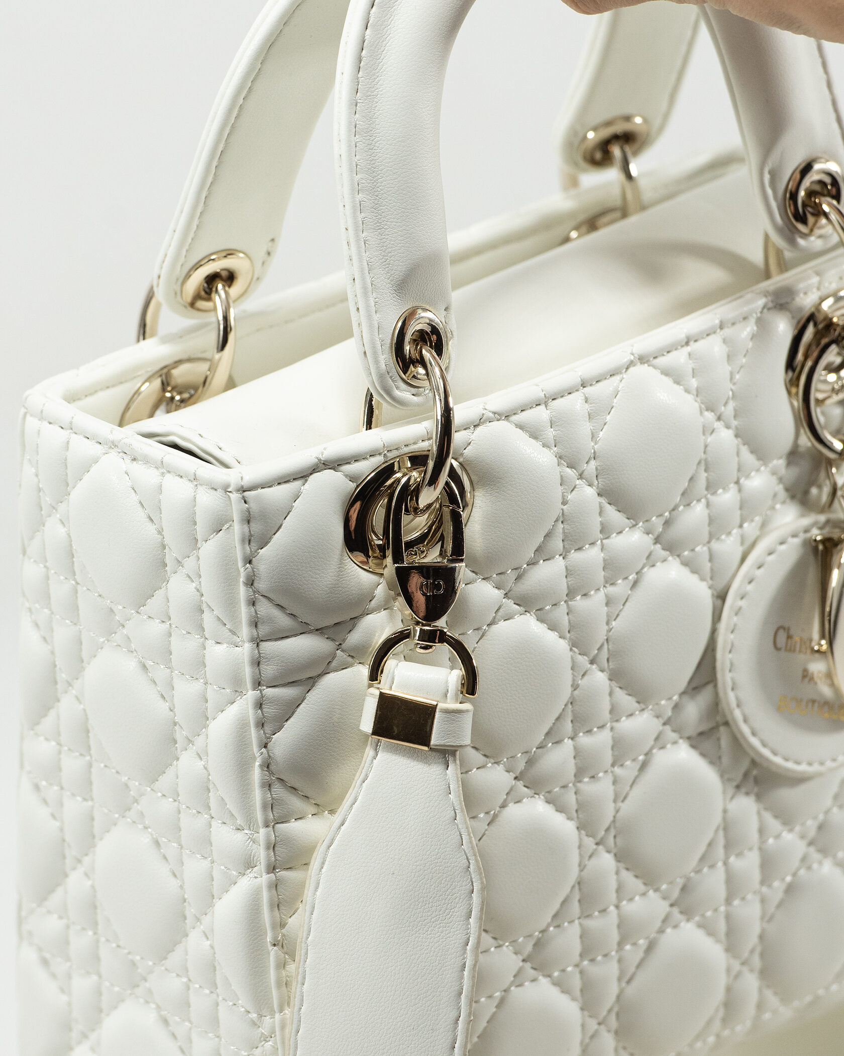 Christian Dior Lady Mini White/Silver - 9