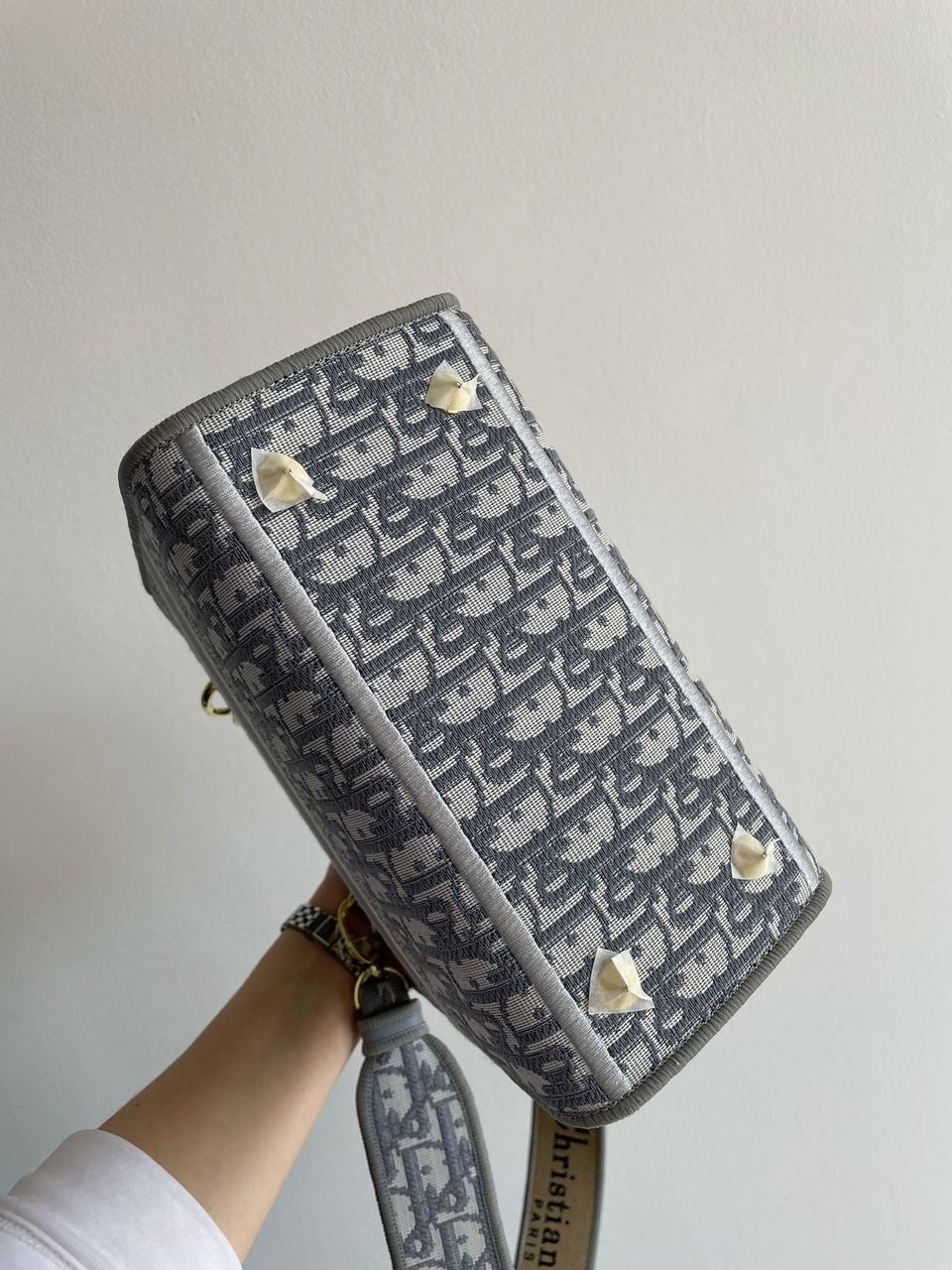 Christian Dior Medium Lady D-Lite Bag Grey - 23