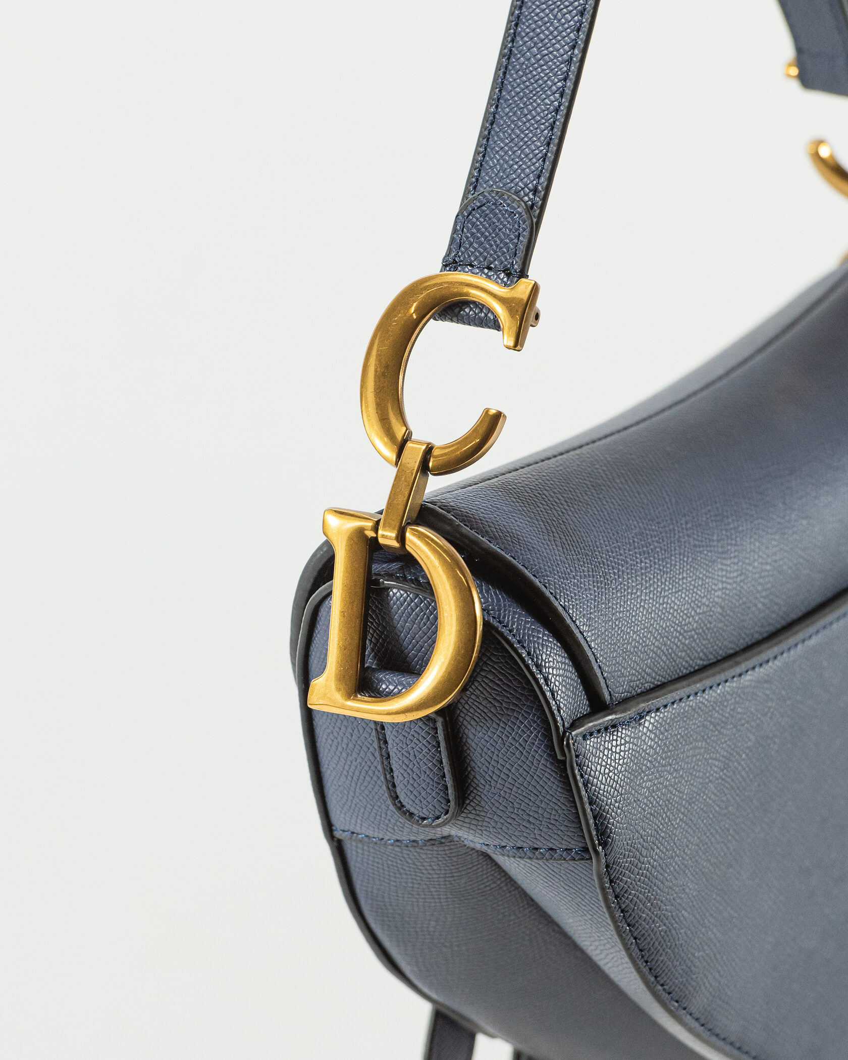 Christian Dior Saddle Bag With Strap Blue - 10