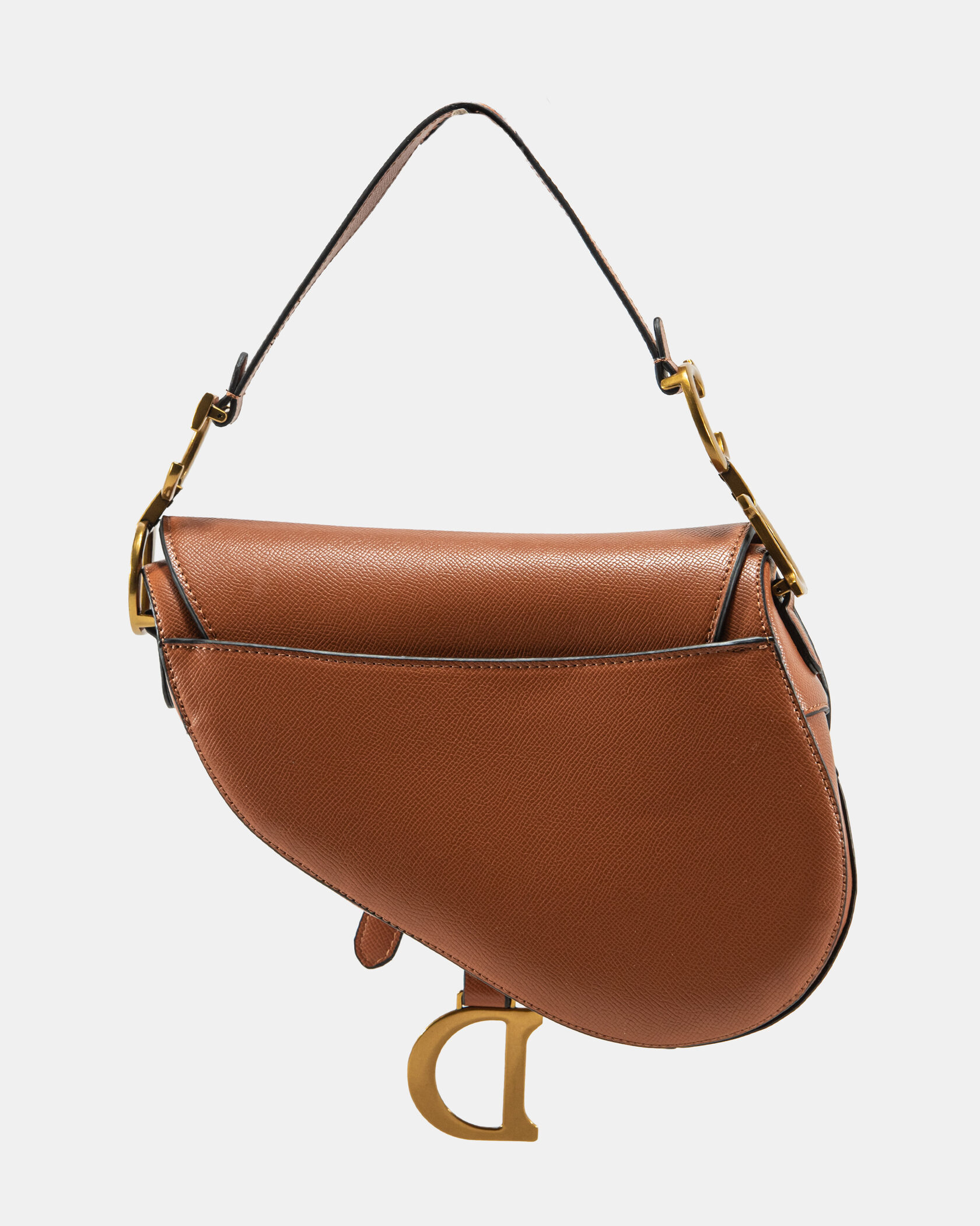 Christian Dior Saddle Bag With Strap Brown - 5