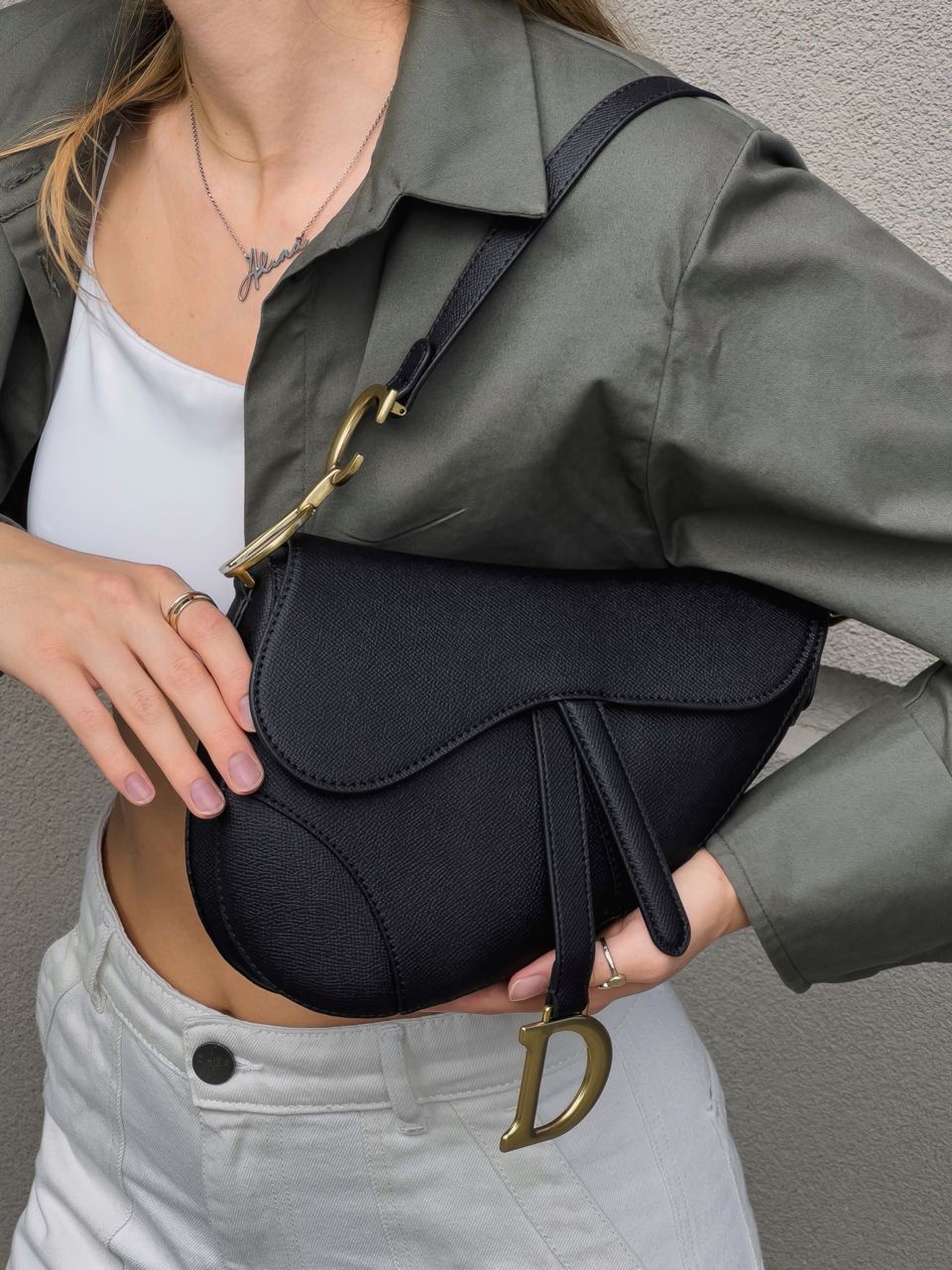 Christian Dior Saddle Calfskin Bag - 12