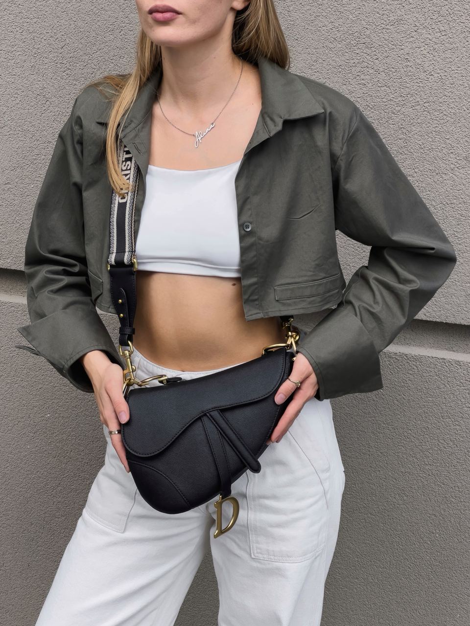 Christian Dior Saddle Calfskin Bag - 7