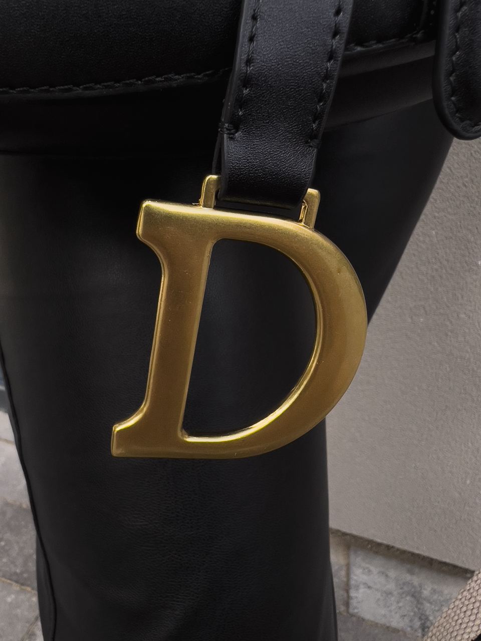 Christian Dior Saddle Calfskin Bag - 21