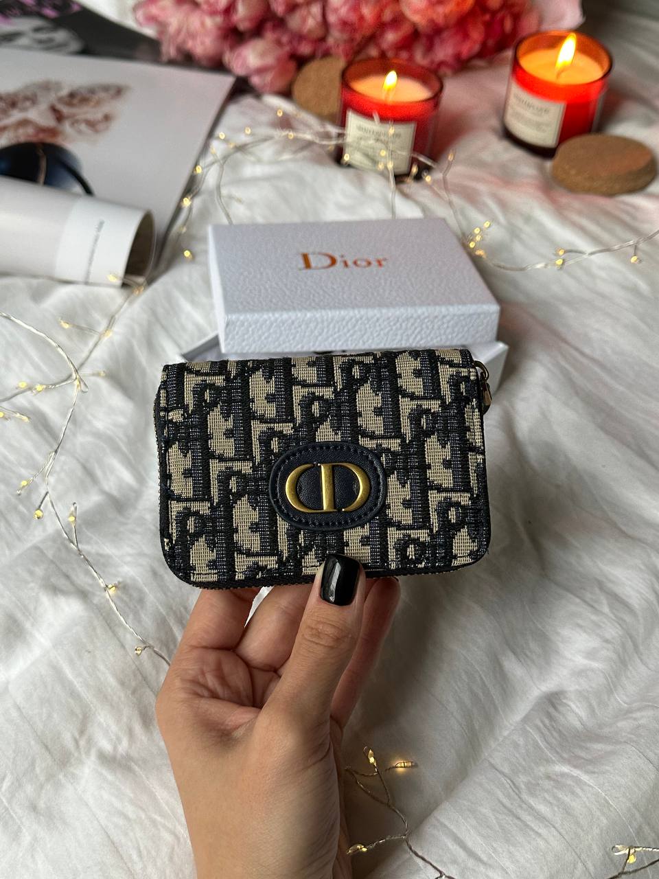 Christian Dior Small 30 Montaigne Wallet Voyageur Coin Purse - 3