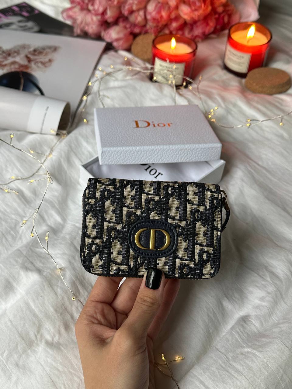 Christian Dior Small 30 Montaigne Wallet Voyageur Coin Purse - 5