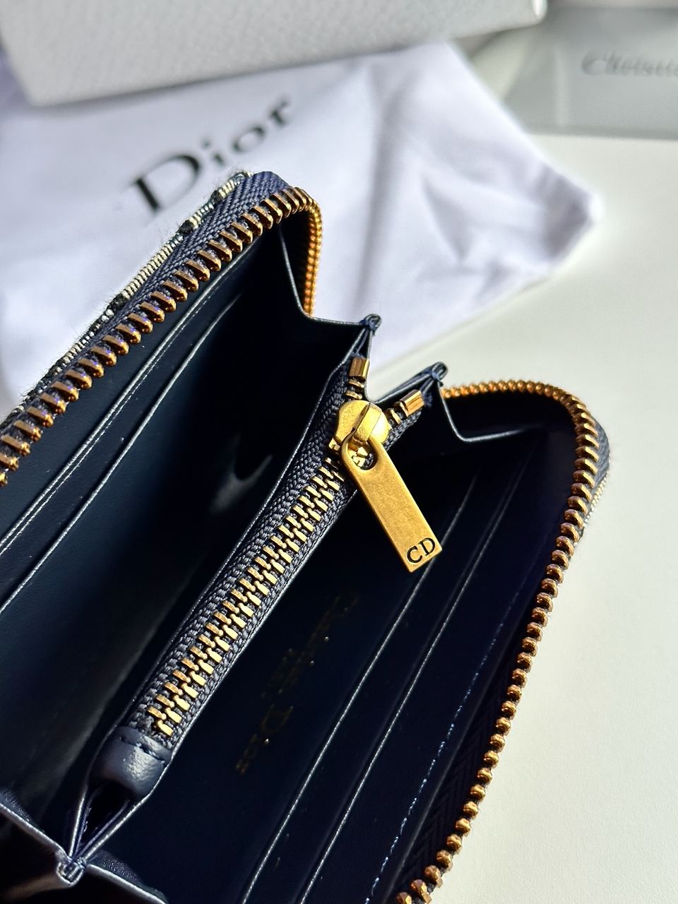 Christian Dior Small 30 Montaigne Wallet Voyageur Coin Purse - 16