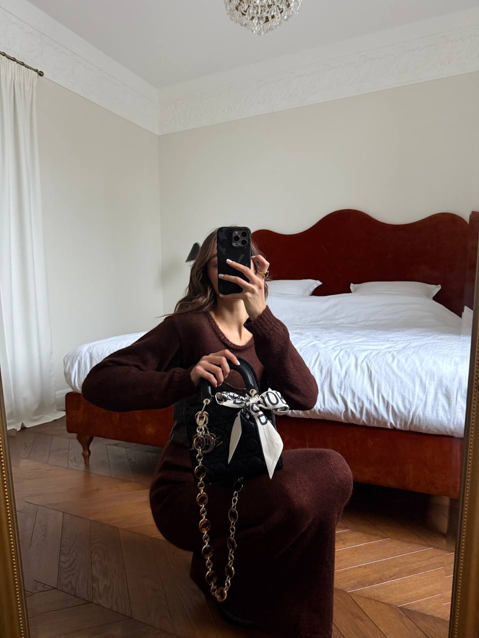 Christian Dior Small Lady Dior Black/Gold - 7