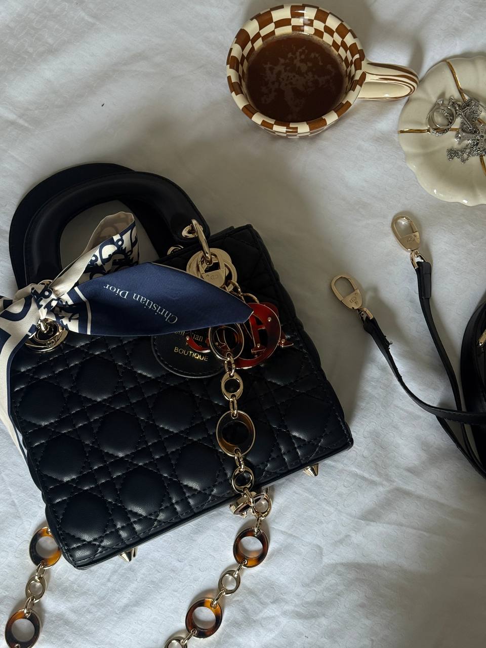 Christian Dior Small Lady Dior Black/Gold - 9