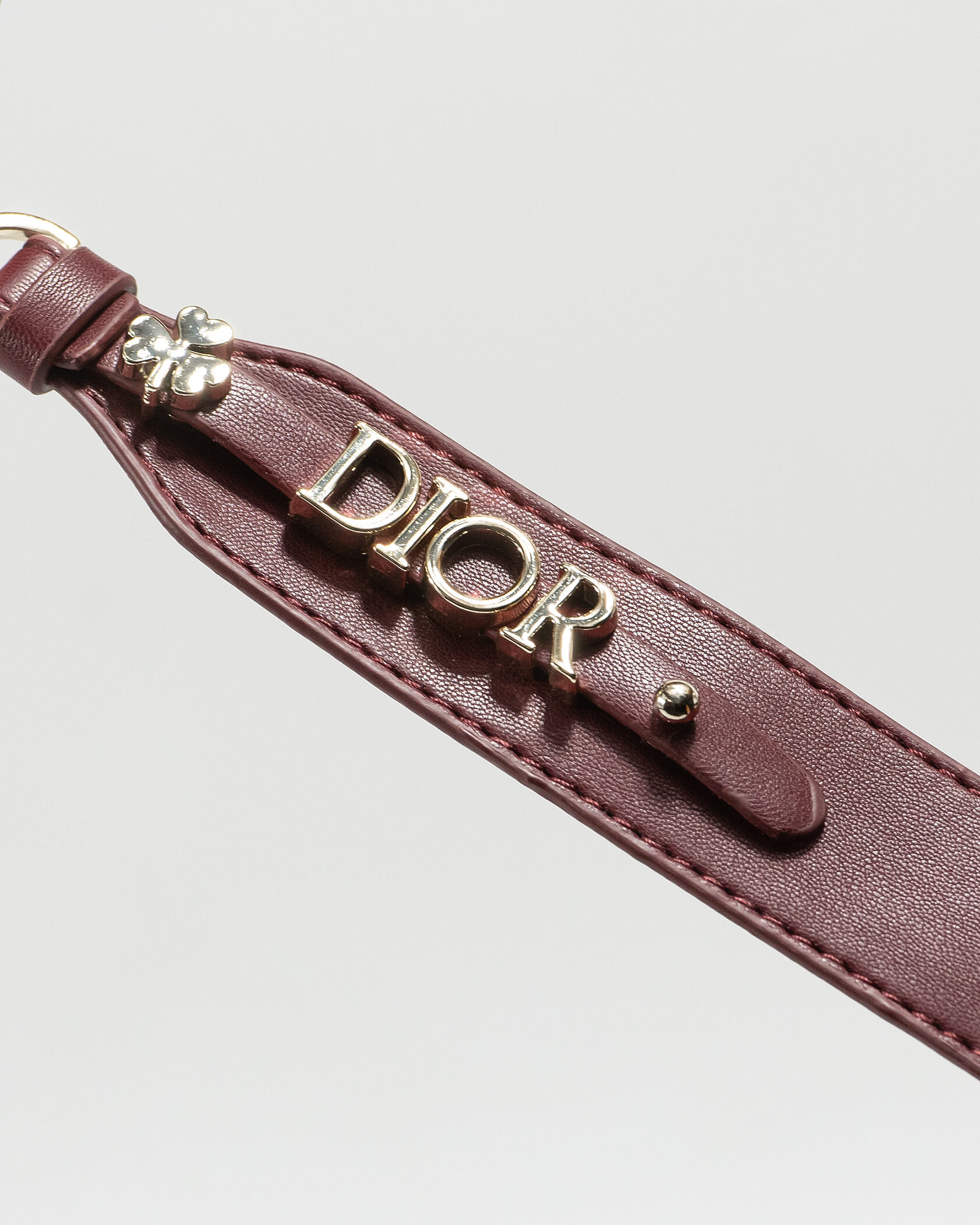 Christian Dior Small Lady Dior My ABCDIOR Bag Burgundy - 10