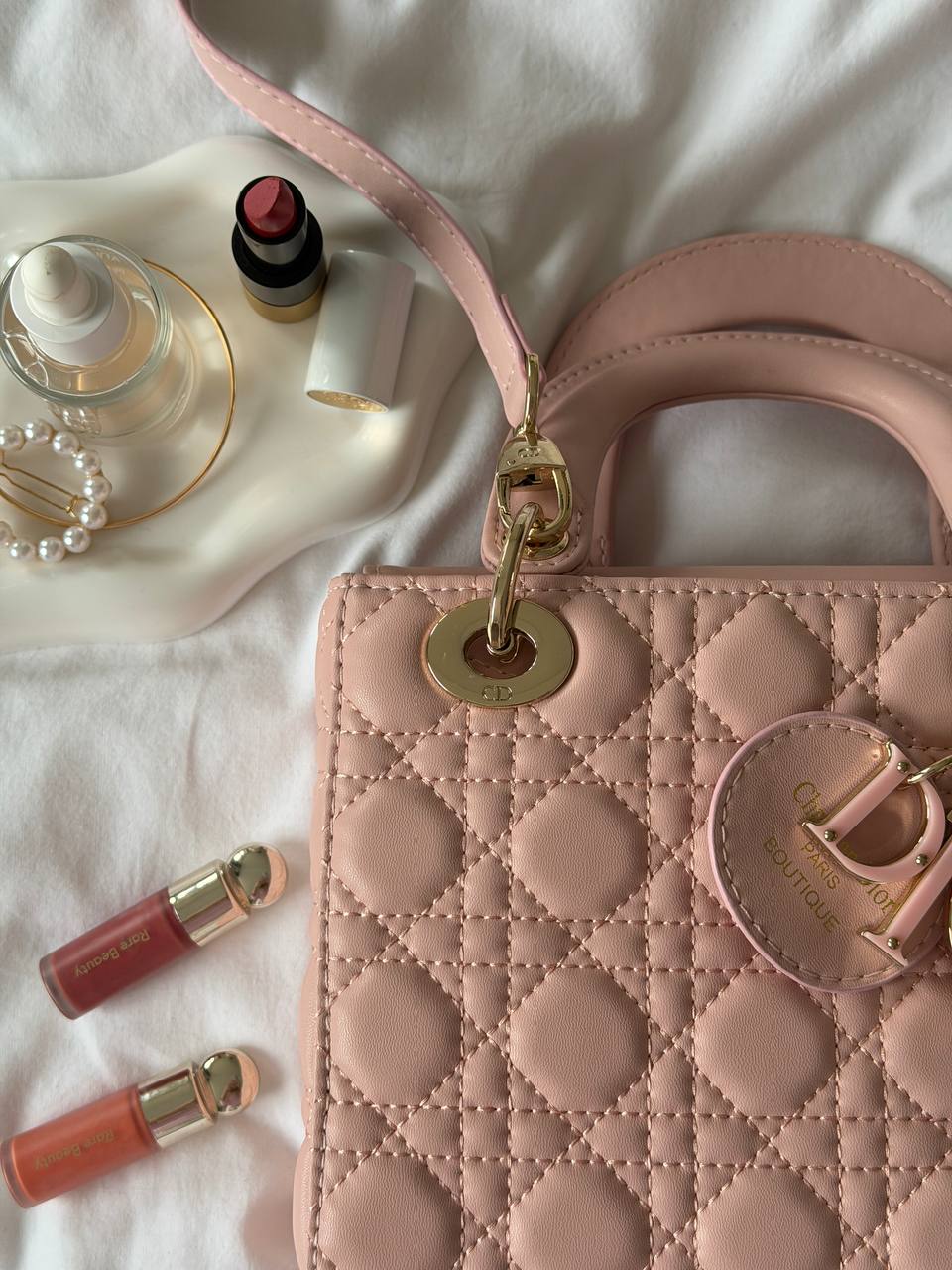 Christian Dior Small Lady Dior Pink - 11