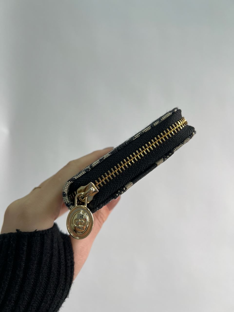 Christian Dior Wallet Blue Oblique Jacquard Blue - 10