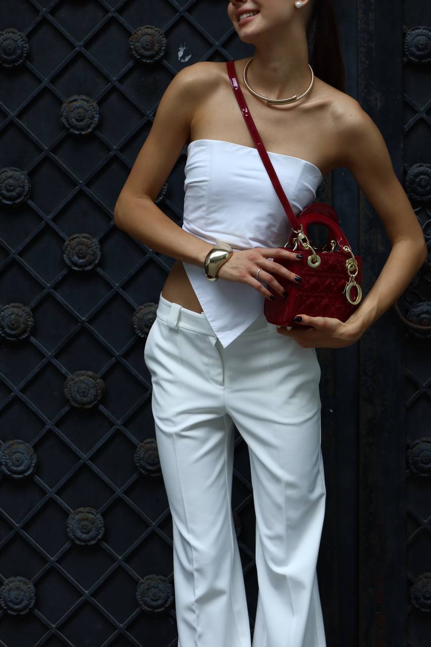 ChristianDior Lady Mini Cherry Red/Gold - 3