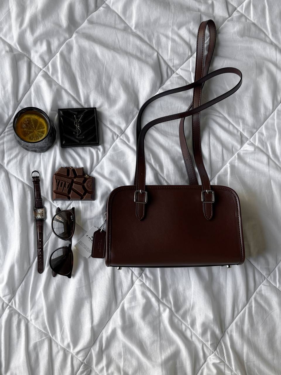 Coach 1941 Swing Zip Bag Brown