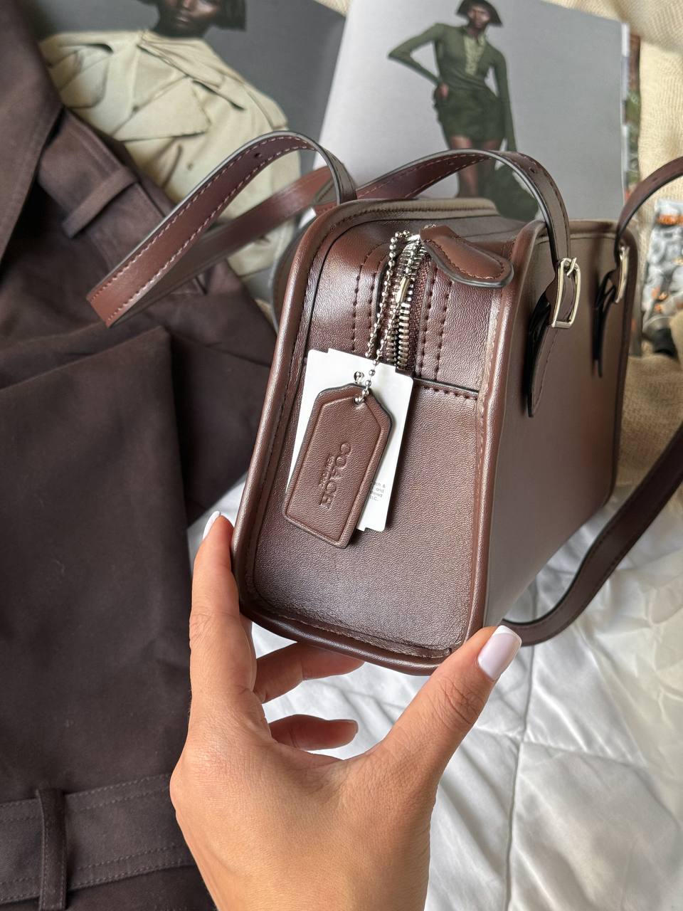 Coach 1941 Swing Zip Bag Brown - 7