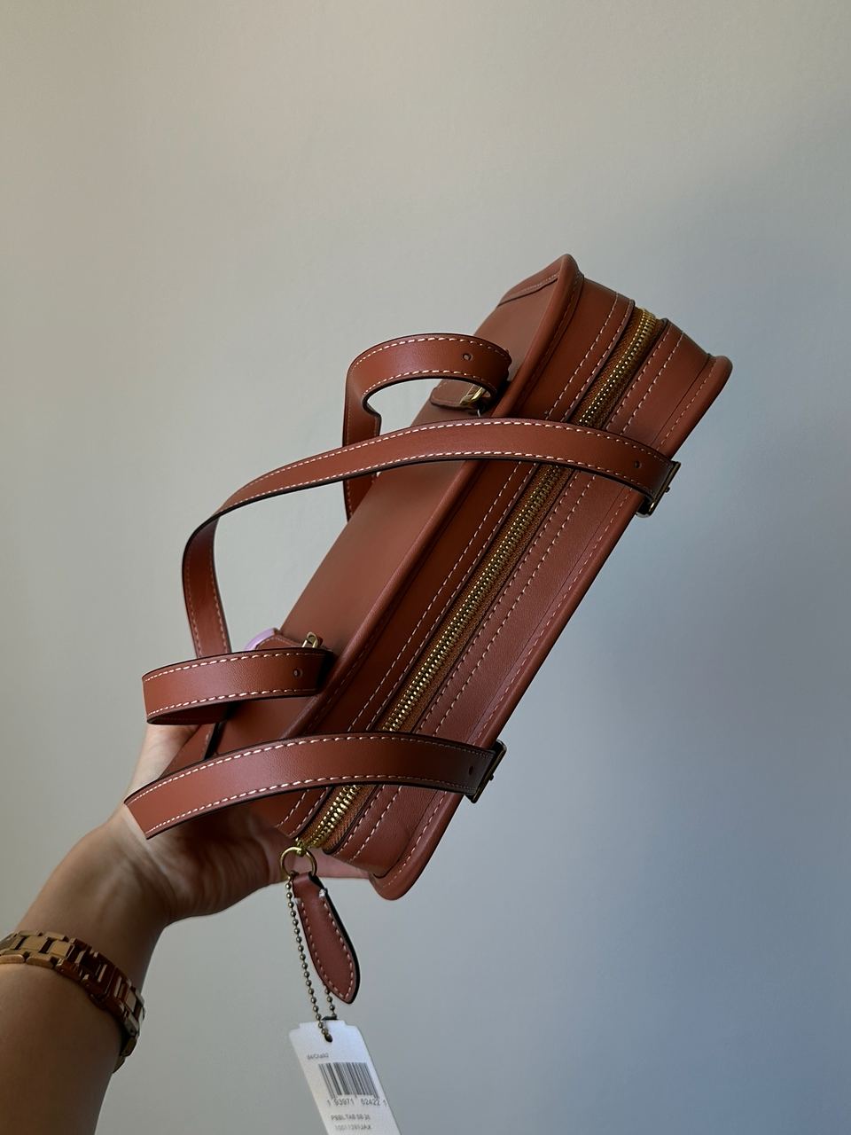 Coach 1941 Swing Zip Bag Brown - 7