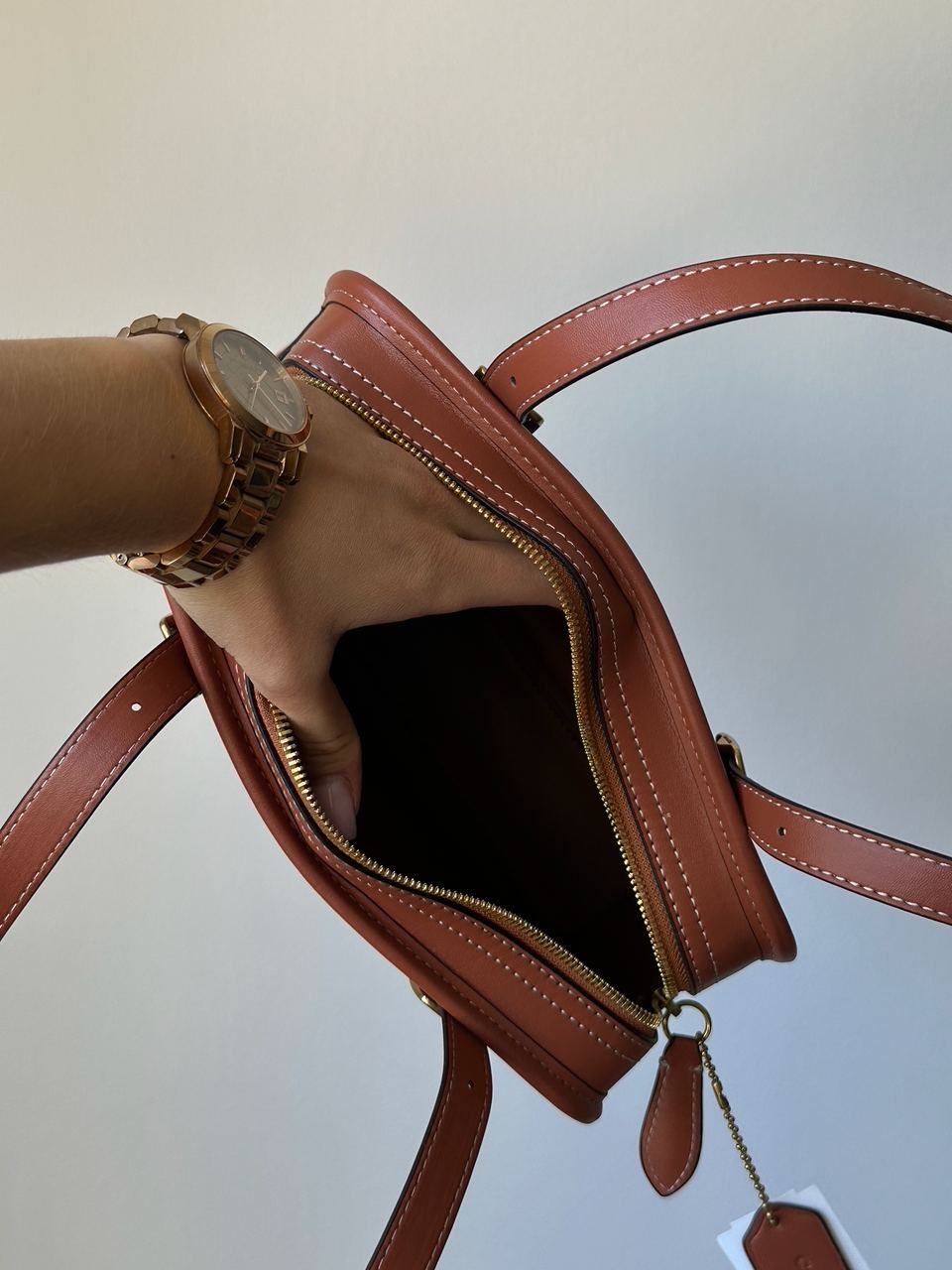 Coach 1941 Swing Zip Bag Brown - 8