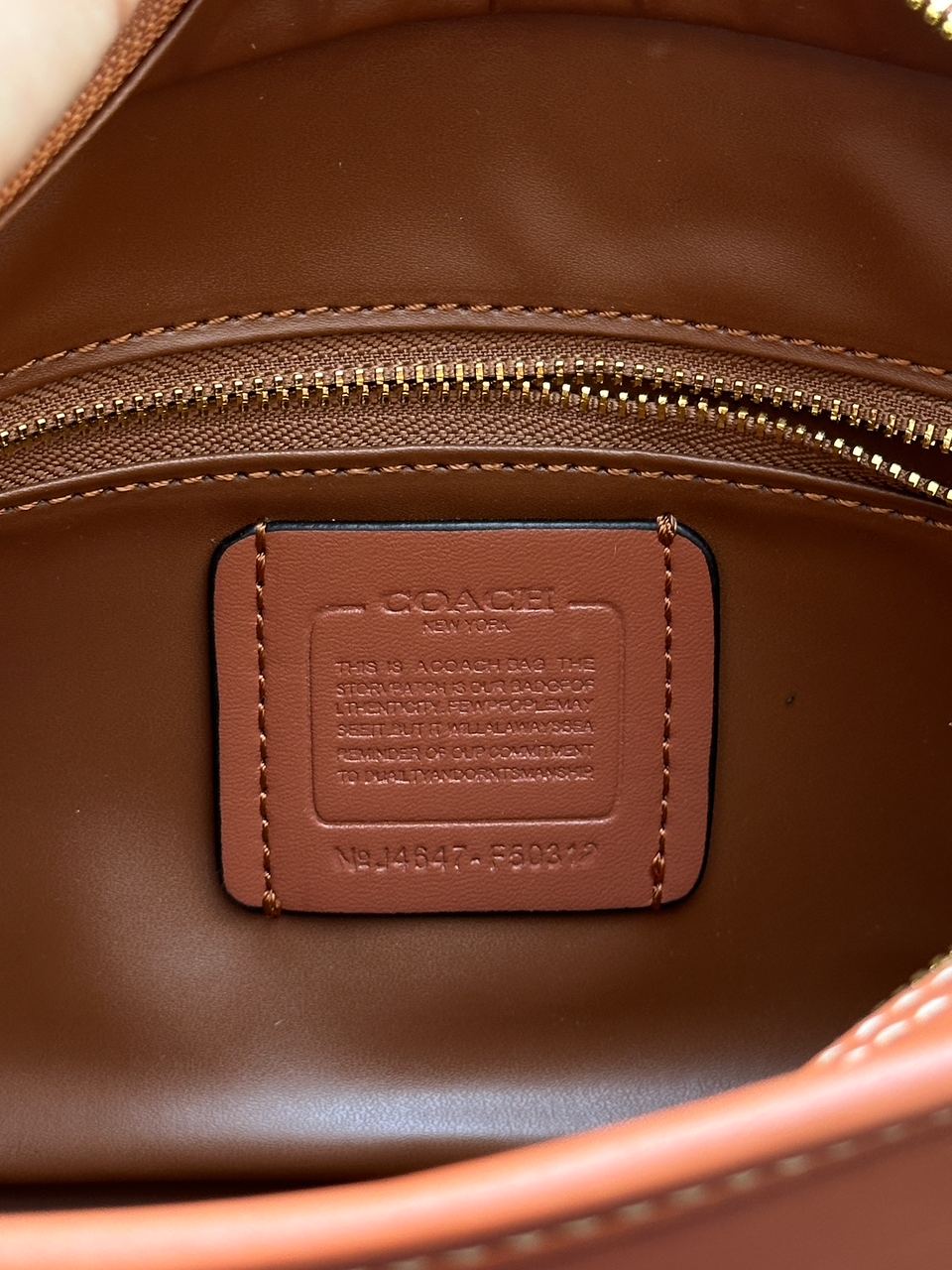 Coach 1941 Swing Zip Bag Brown - 9