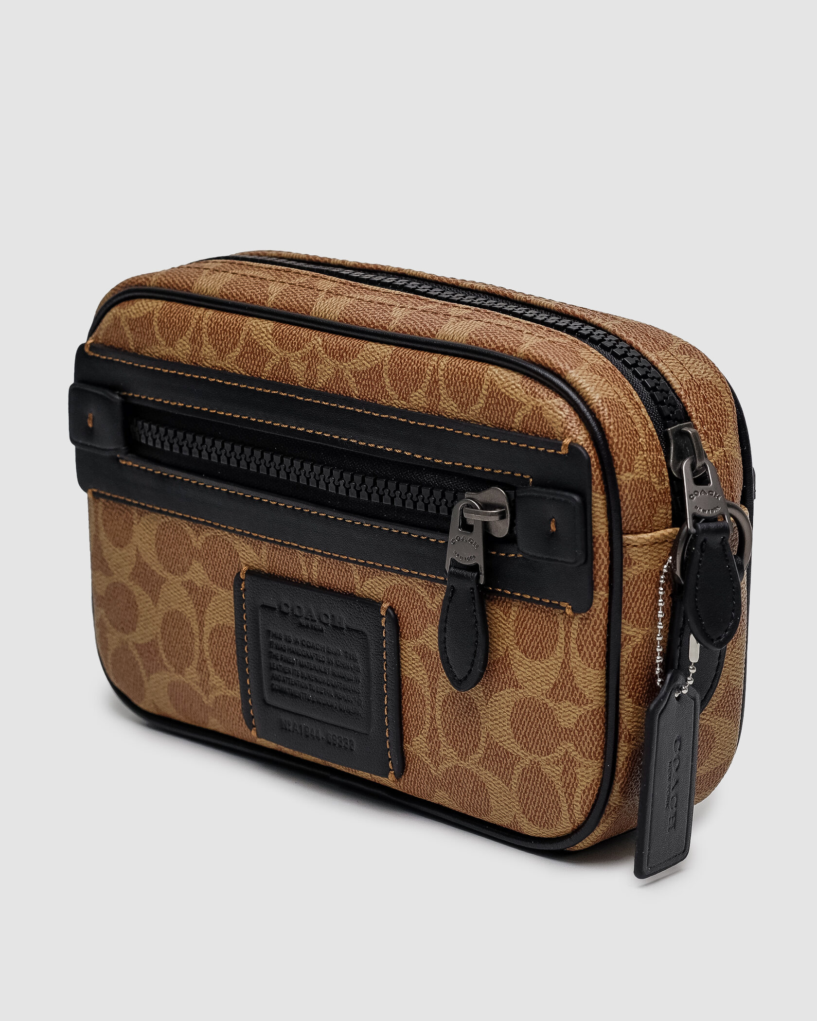 Coach Academy Crossbody Signature Canvas Beige - 5