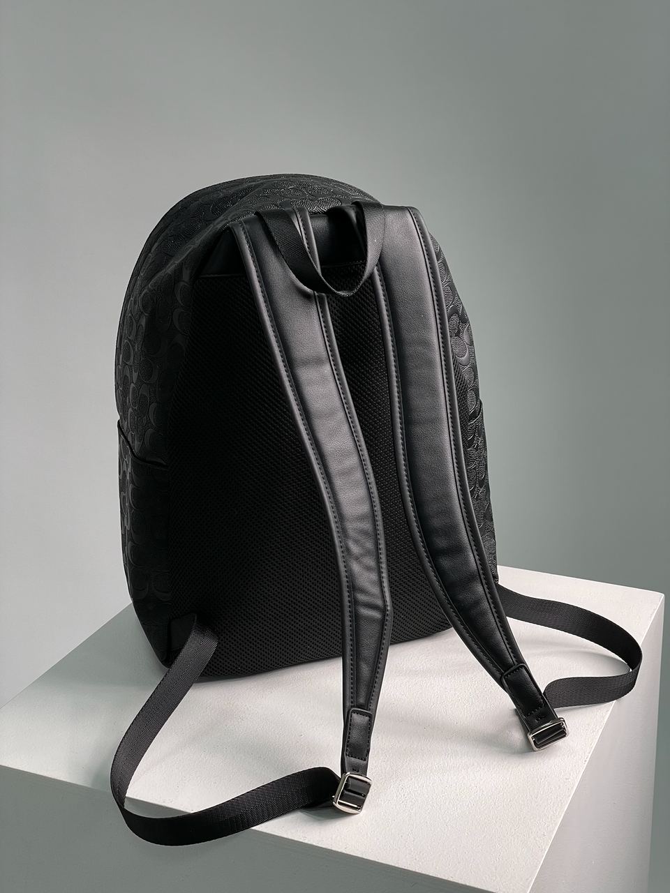 Coach Academy Crossbody Signature Leather Black - 7