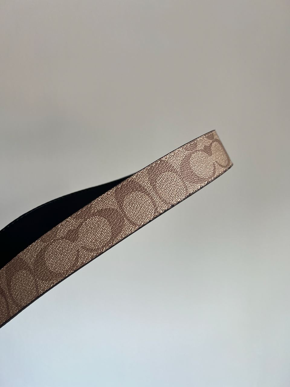 Coach Belt Kit Beige Canvas/Gold Fittings - 12