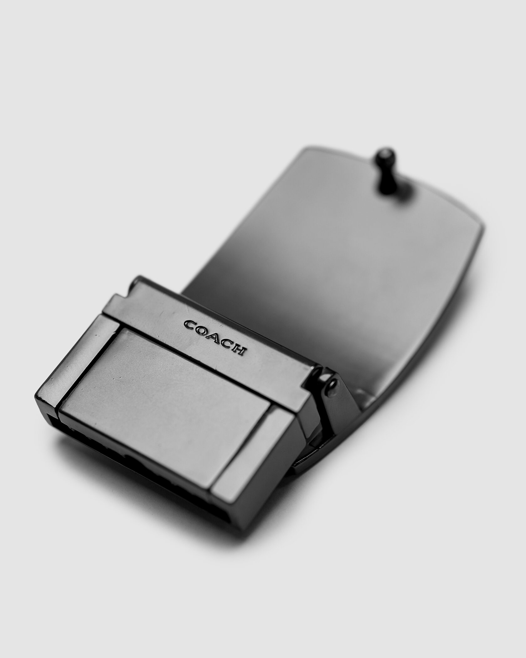 Coach Belt Kit Black Leather/Black Fittings - 10