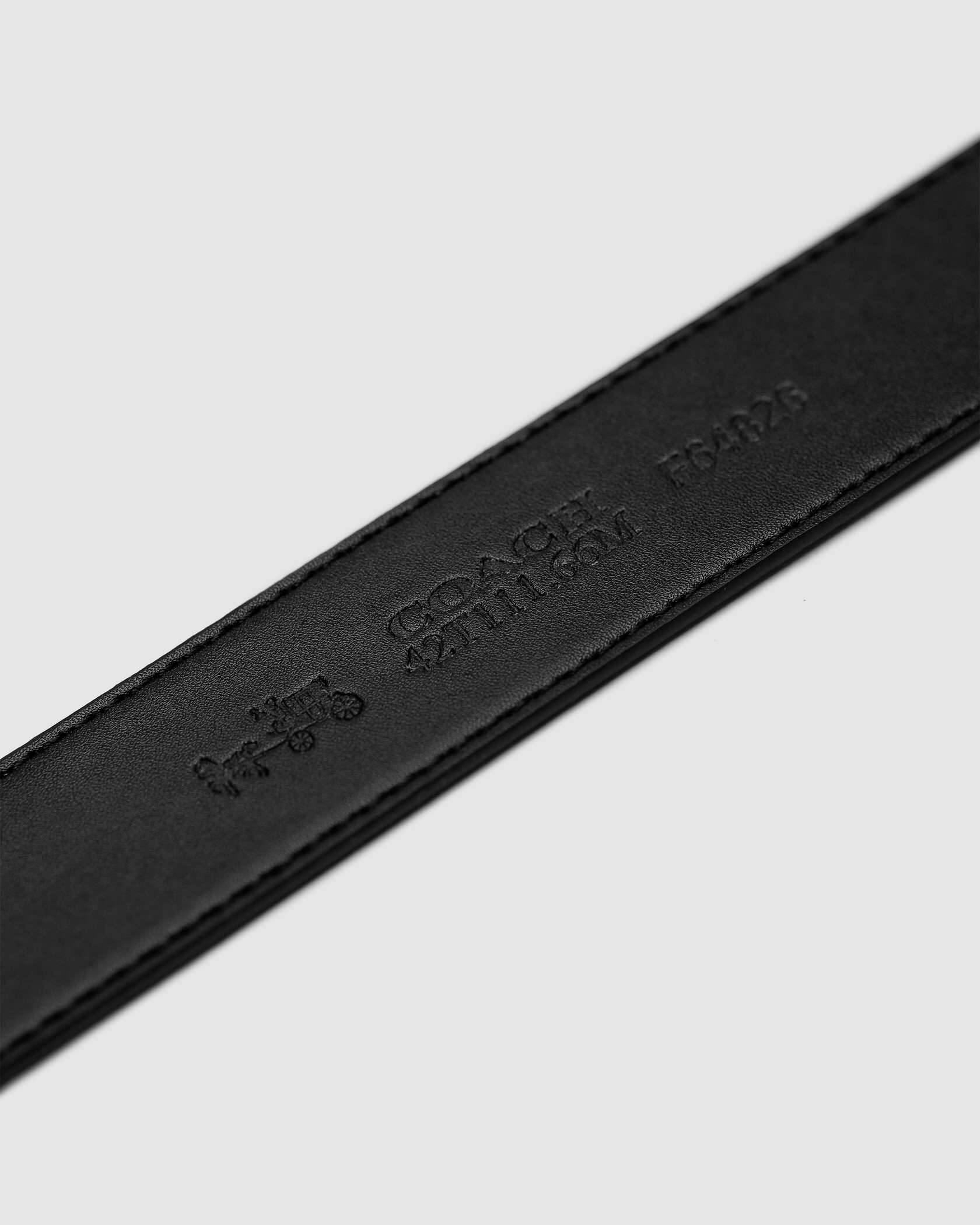 Coach Belt Kit Black Leather/Black Fittings - 13