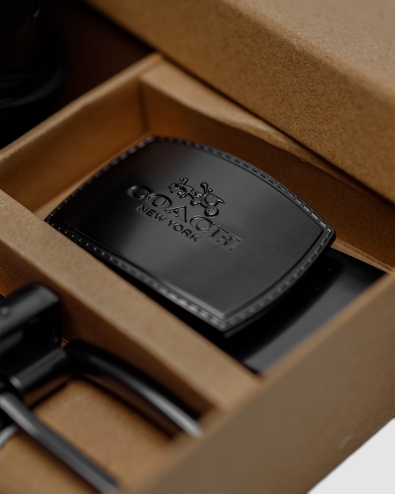 Coach Belt Kit Black Leather/Black Fittings - 3